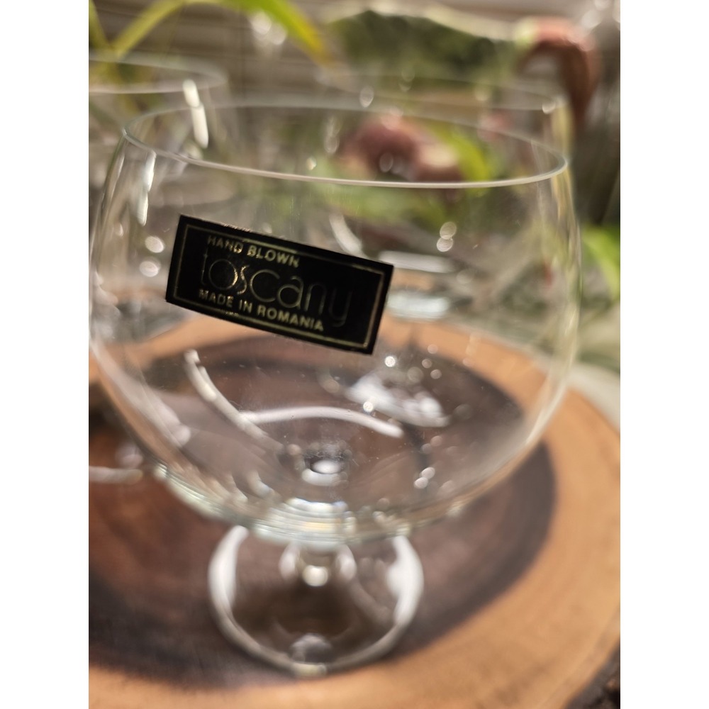 3 Toscany Hand Blown Balloon Glasses - Picture 9 of 14